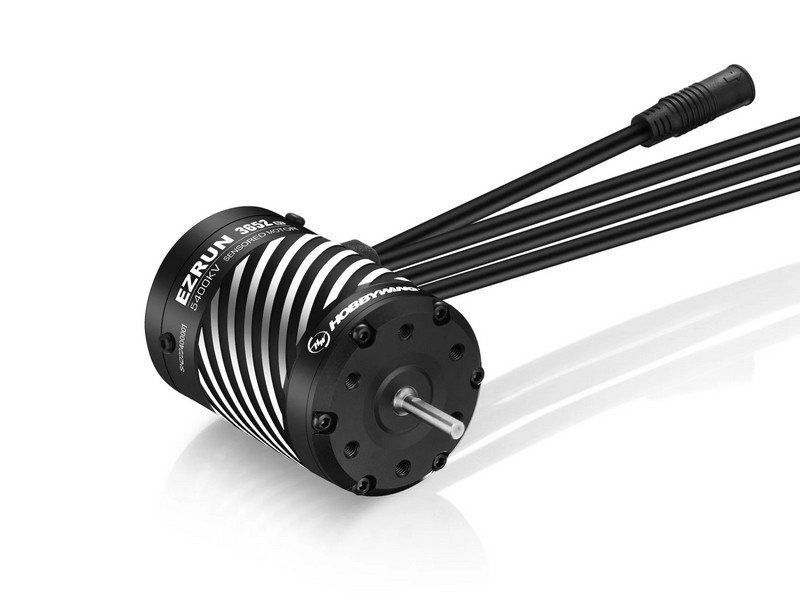 Бесколлекторный мотор Hobbywing EZRUN-3652SD-5400KV-BLACK-G3 (3.175/15мм, 1/10) бессенсорный - HW-30402606