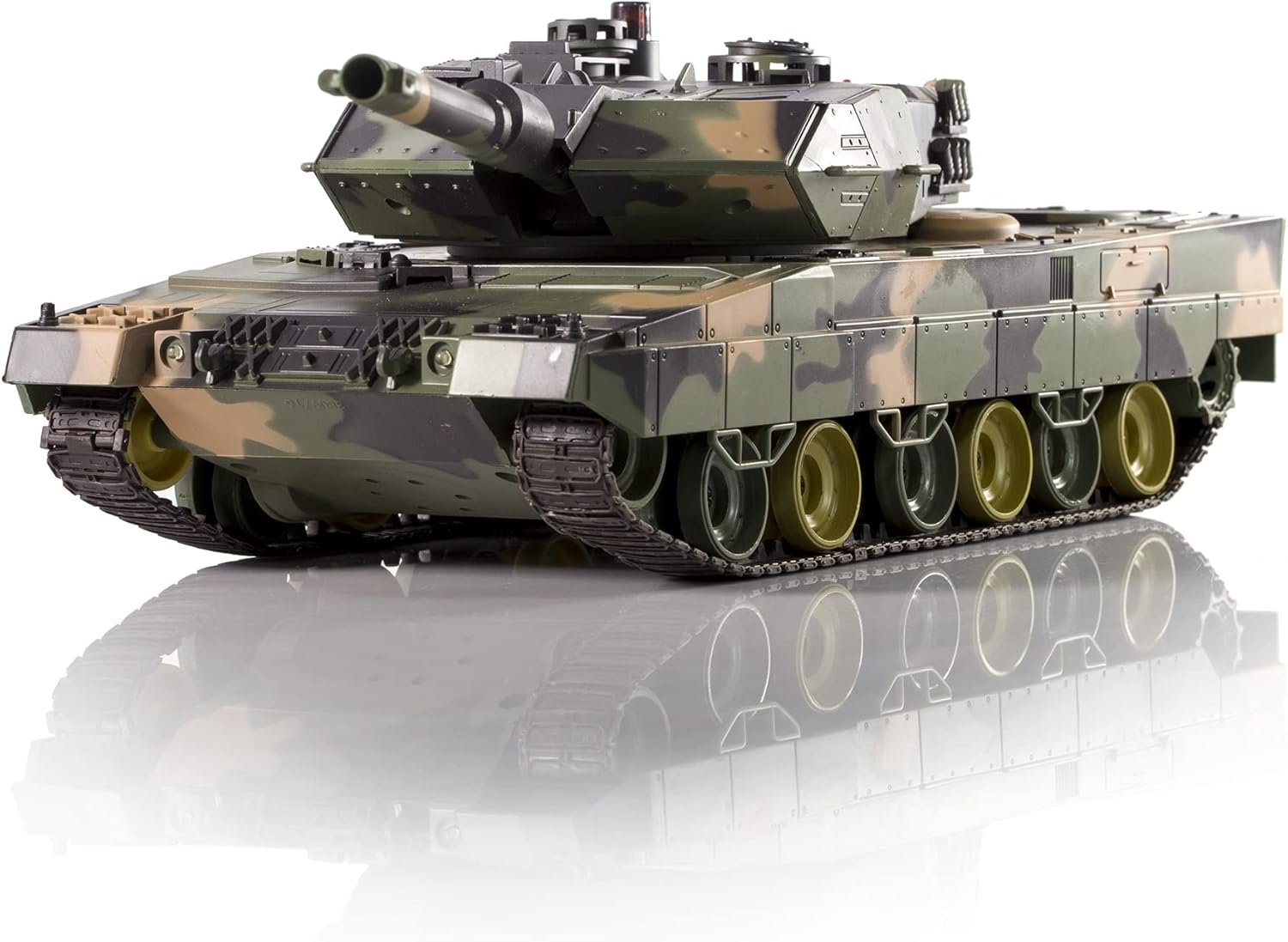 Радиоуправляемый танк Heng Long Leopard A5, стреляет шариками, масштаб 1:24 RTR 2.4G - HL3809-1
