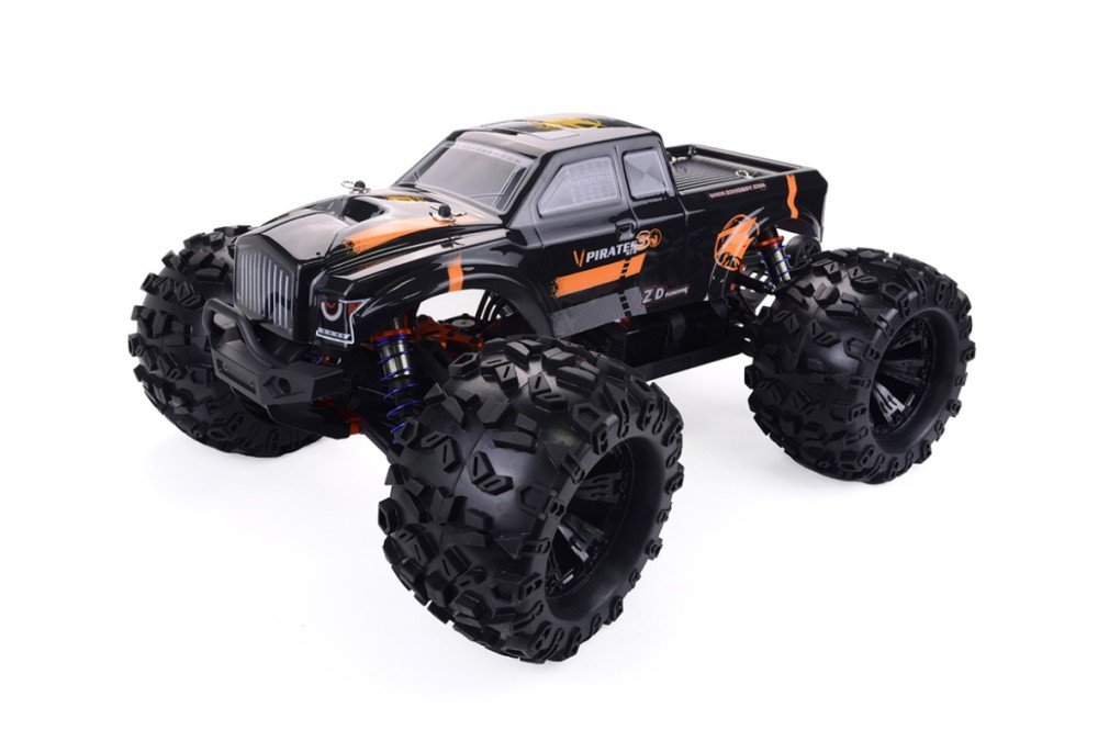 Радиоуправляемый монстр ZD Racing 9116 MT8 масштаб 1:8 ARTR оранжевый - ZD-9116-V4