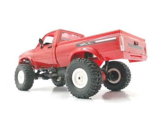 Радиоуправляемая машина-пикап WPL C-24KM-RED Hilux (красная) 4WD 1:16 KIT