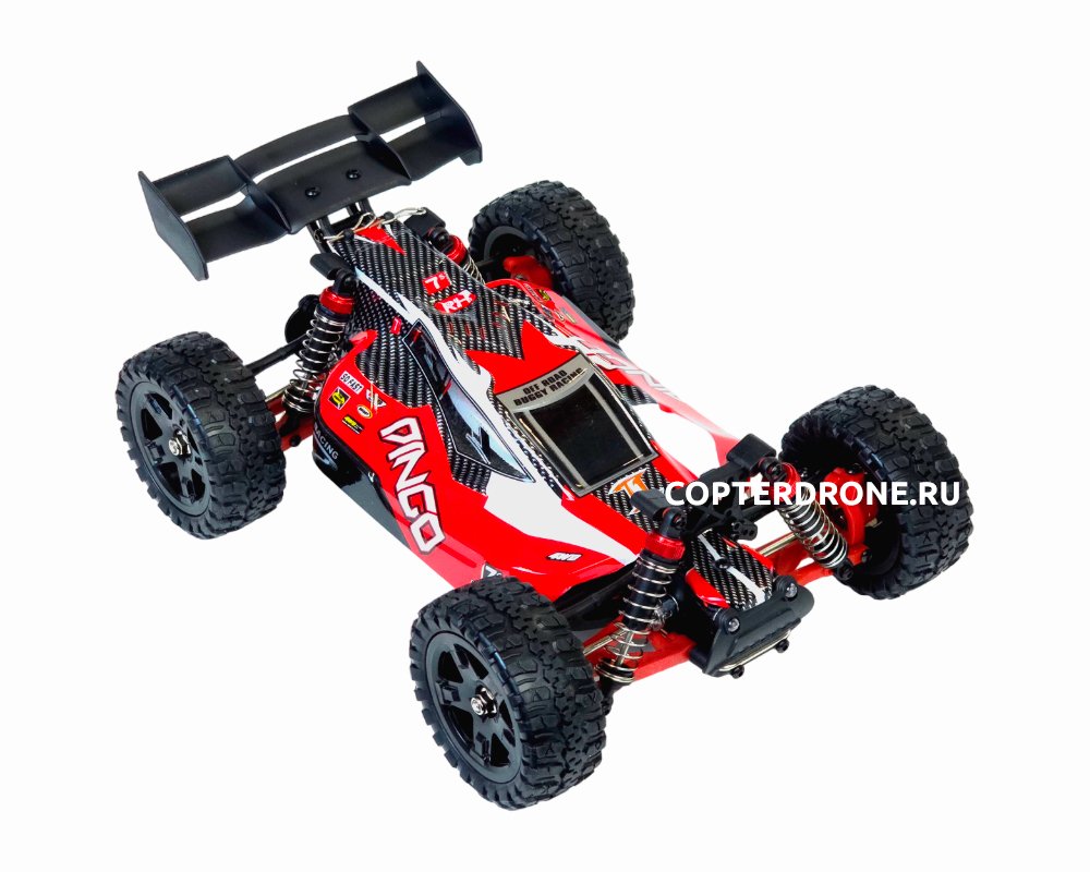 Радиоуправляемая машина багги Remo Hobby Dingo UPGRADE 4WD RTR 1:16 2.4G - RH1651UPG-RED