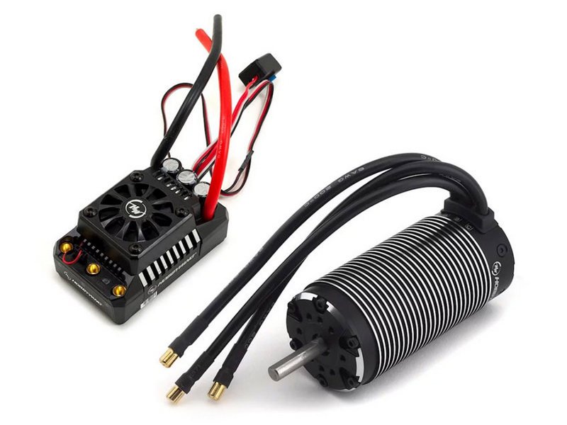 Бесколлекторная бессенсорная система Hobbywing COMBO-MAX5-56113/800KV (200A, 1/5) влагозащита - HW-38010600