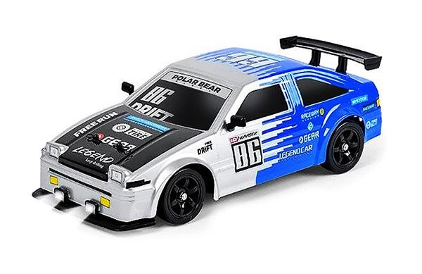 Радиоуправляемая машина для дрифта HB Toyota AE86 (4WD, свет, пар, акб, 1:16) - SC16A07-1