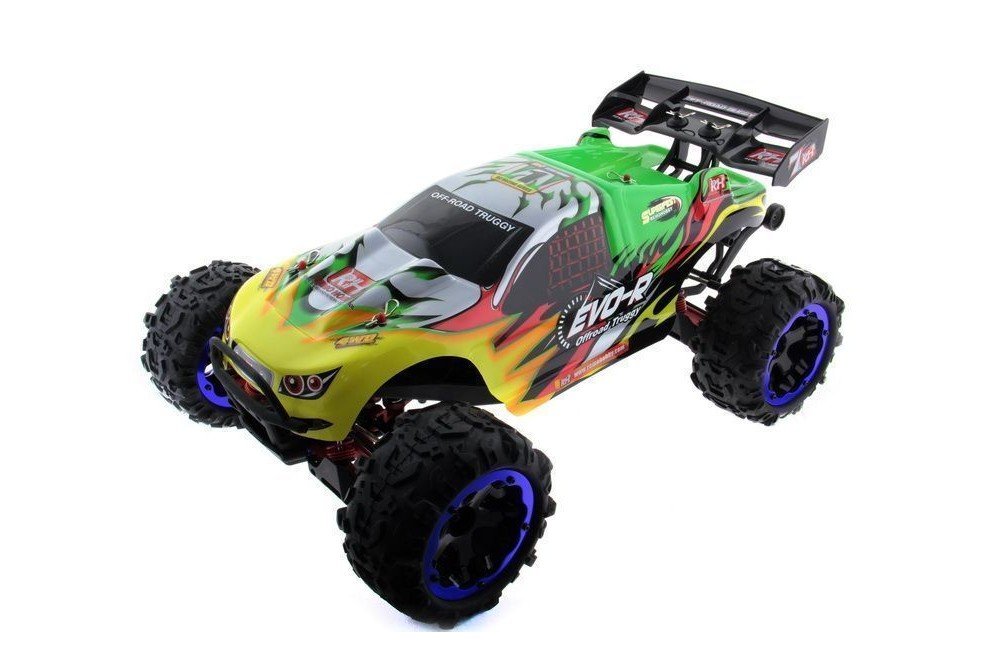 Радиоуправляемая машина трагги Remo Hobby Truggy Brushless 4WD RTR масштаб 1:8 2.4G - RH8066-GREEN