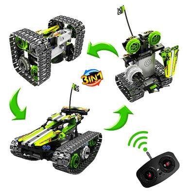 Радиоуправляемый конструктор QiHui "Stunt Car 3in1" (353 детали) - QH8015