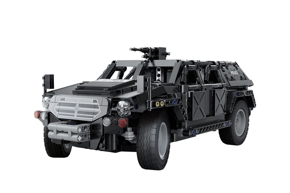 Радиоуправляемый конструктор CADA бронированный внедорожник Fierce Warrior SUV 1/12 (561 деталь) - C51207W