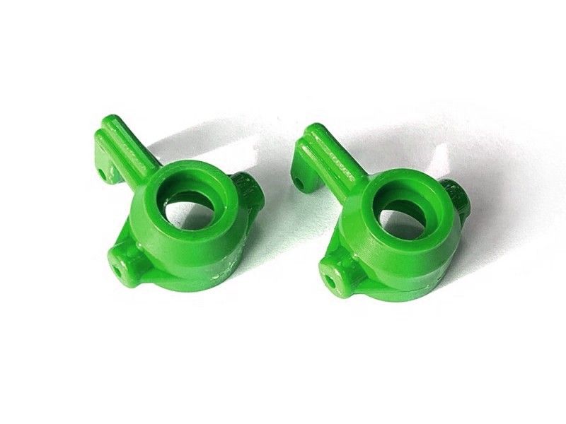 Капролоновые поворотные кулаки для Remo Hobby 1/16, зеленые, тюнинг (2 шт) - CP-2507-G / для моделей RH1631/RH1635 монстров, трагги, багги и шорт корсов