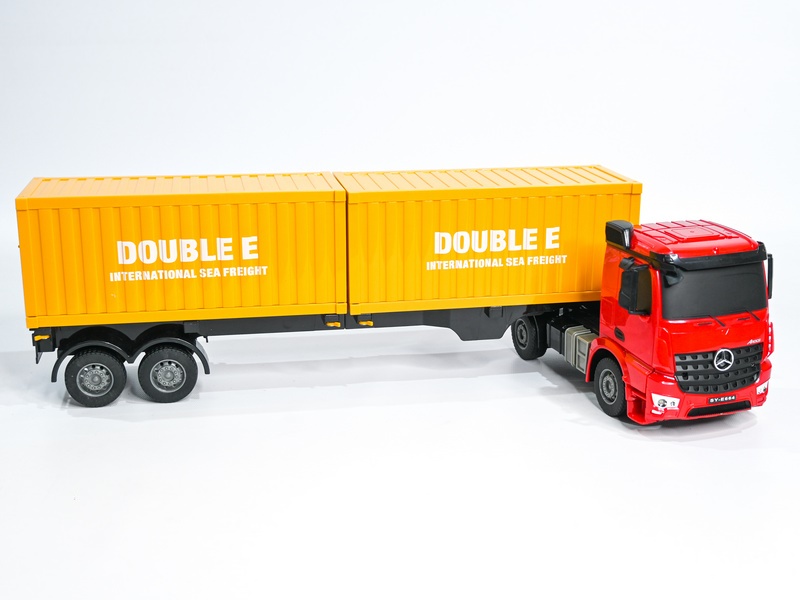 Радиоуправляемый грузовик тягач на 2 контейнера Double Eagle Mercedes-Benz Arocs 1/26 2.4G RTR - E664-003