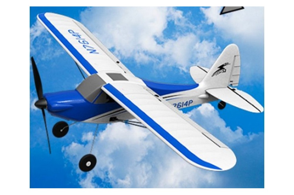 Радиоуправляемый самолет Volantex RC Sport Cub 500мм (синий) 2.4G 4ch LiPo RTF with Gyro - EXA76104RB