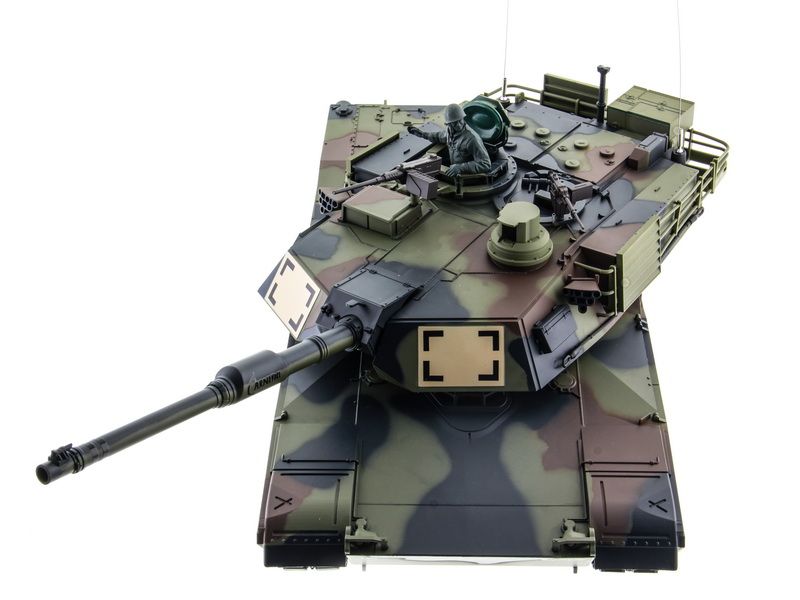 Радиоуправляемый танк Heng Long M1A2 Abrams Upgrade V7.0 2.4G 1/16 RTR - 3918-1Upg V7.0