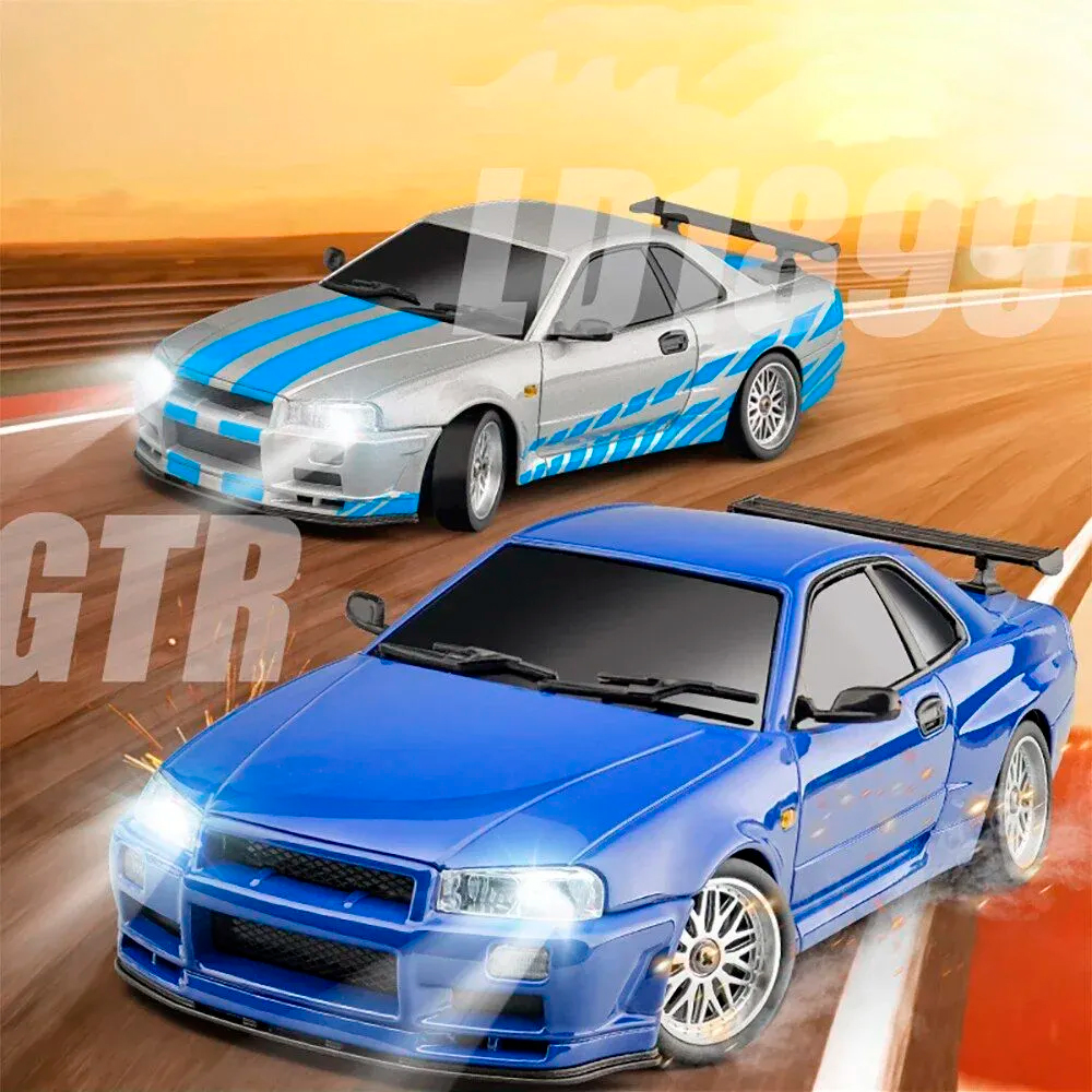 LD RC 1 18 2WD 2.4G R34 Skyline GT R 1899 Blue