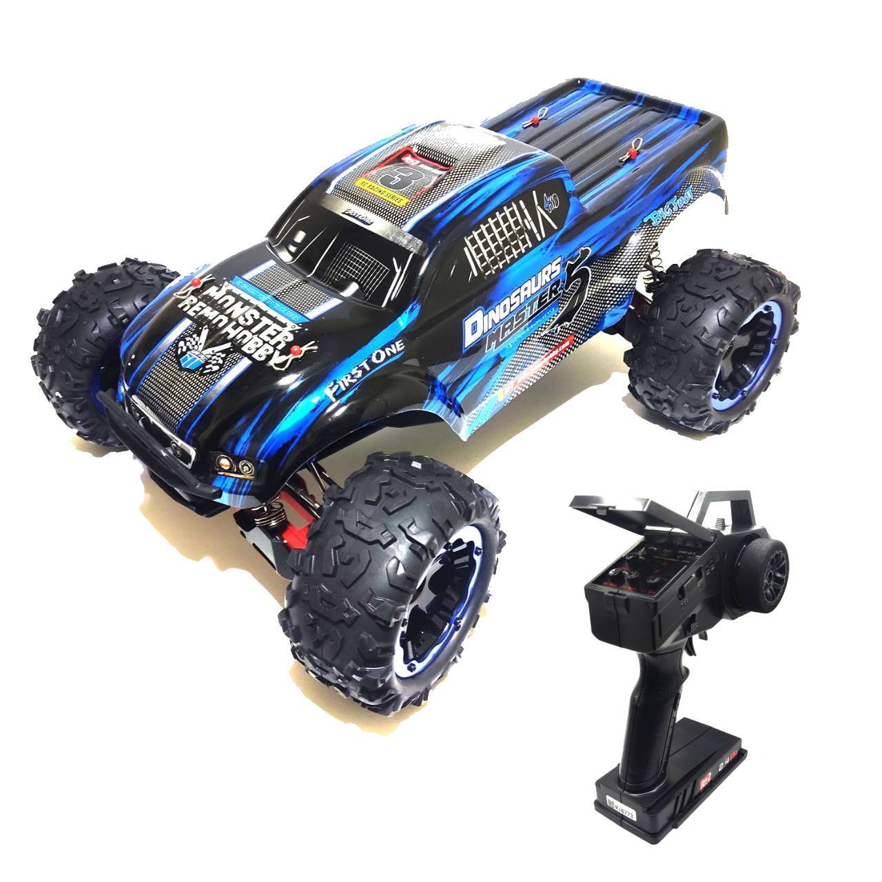 Радиоуправляемая машина монстр Remo Hobby Dinosaurs Master 5 1:8 Brushless Tuning Dinasaurus Master RTR RH8036NEW-BLUE