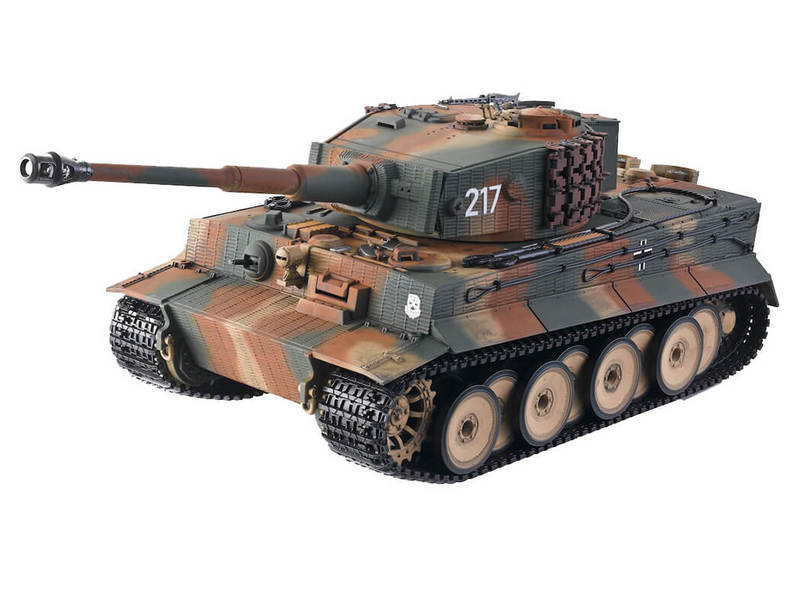 Радиоуправляемый танк Taigen 1/24 Tiger 1 (Германия, поздняя версия), для ИК боя, камуфляж 2.4G RTR - TG3841-11-M-C