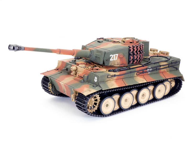 Радиоуправляемый танк Taigen 1/24 Tiger 1 (Германия, поздняя версия), для ИК боя, камуфляж 2.4G RTR - TG3841-11-M-C