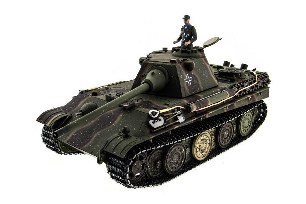 Радиоуправляемый танк Taigen Panther type F Германия, масштаб 1:16 (для ИК боя) V3 2.4G RTR - TGIF3879F-B1-3.0