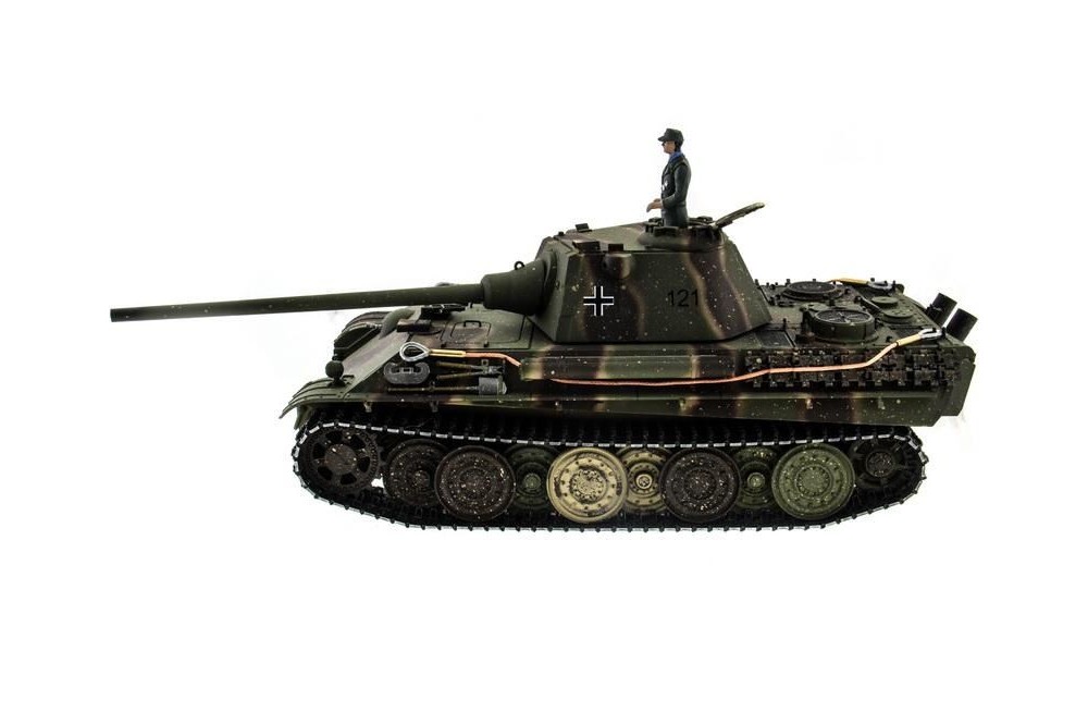 Радиоуправляемый танк Taigen Panther type F (Германия) дым (для ИК боя) V3.0 RTR масштаб 1:16 2.4G - TGIS3879F-B1-3.0