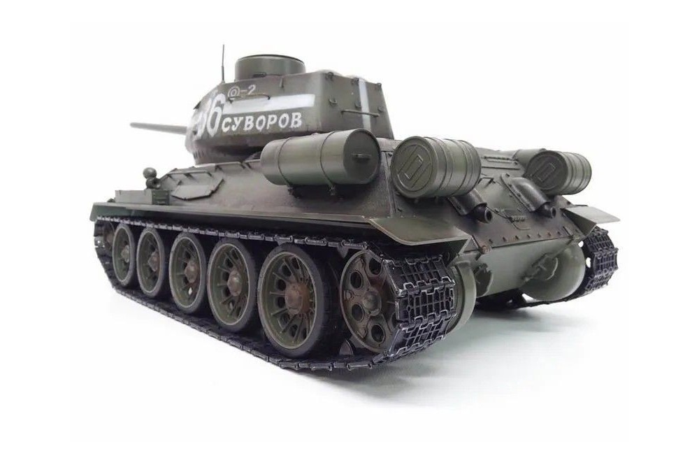 Радиоуправляемый танк Taigen Советский Т34-85 (СССР) откат ствола (для ИК боя) V3 RTR масштаб 1:16 2.4G - TGIF3909-B1 3.0