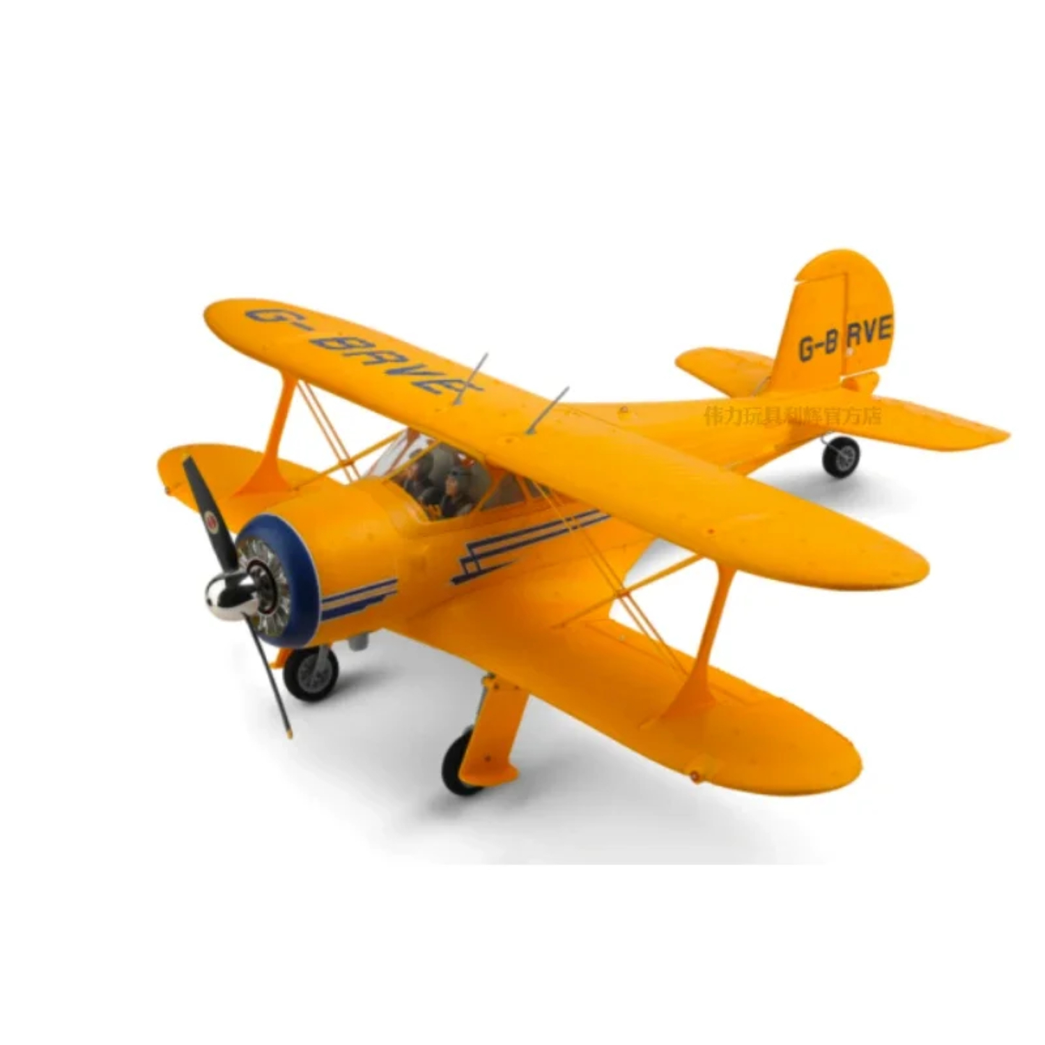 Радиоуправляемый самолет WLtoys Beech D17S RTF 2.4G - XK-A300-YELLOW