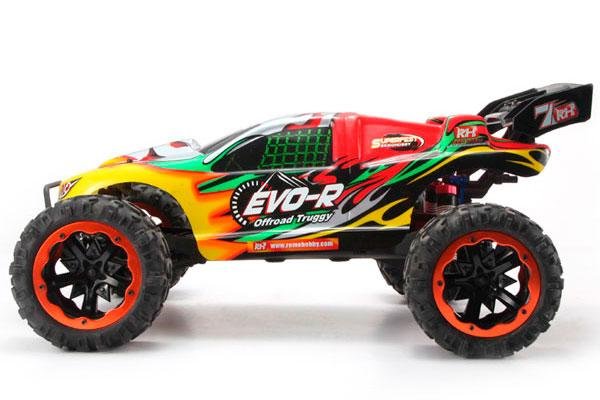 Колесо в сборе для монстра (правое оранжевое) Remo Hobby - P3978-2O R