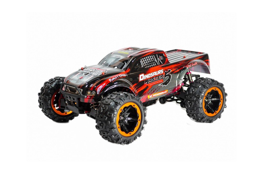 Радиоуправляемый монстр Remo Hobby Dinosaurs Master Brushless (красный) 4WD 2.4G 1/8 RTR RH8036-RED