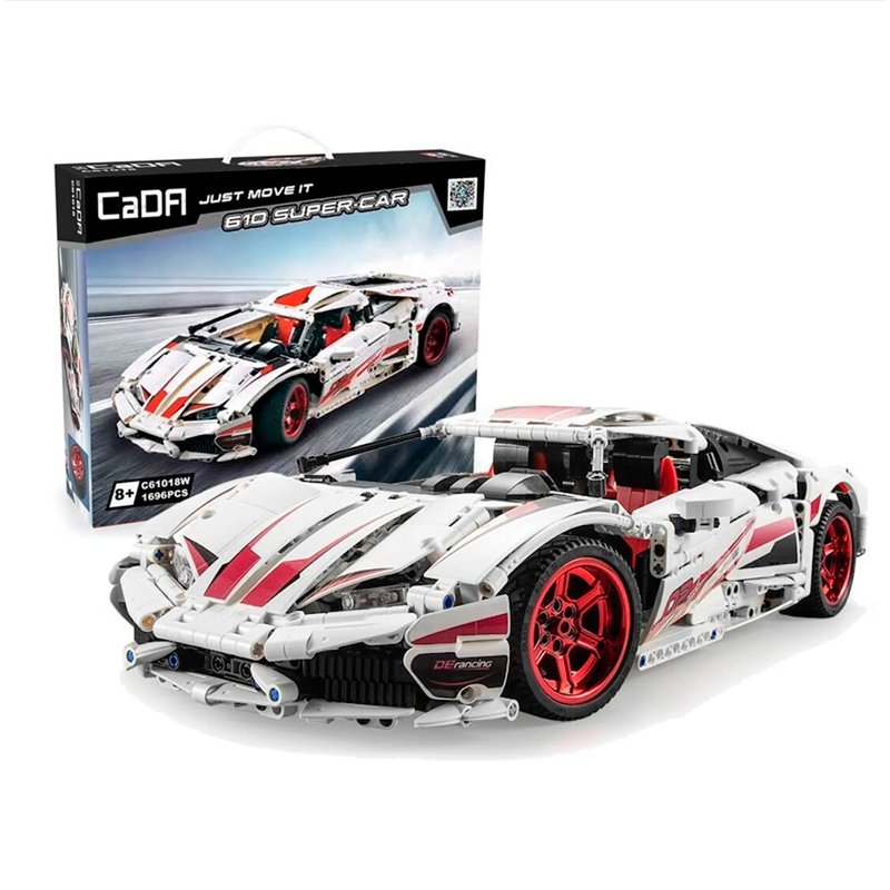 Конструктор CADA спортивный автомобиль Lamborghini LP610 (1696 деталей) C61018W