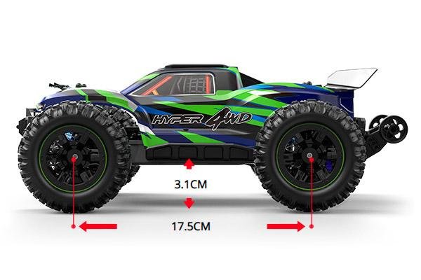 Радиоуправляемая машина монстр MJX Hyper Go 16108 Green 1:16 4WD RTR MJX-16108-GREEN