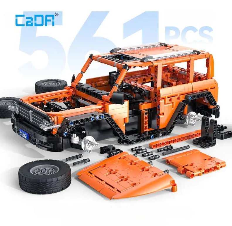 Радиоуправляемый конструктор CADA внедорожник Tank SUV 1/12 (561 деталь) - C51206W