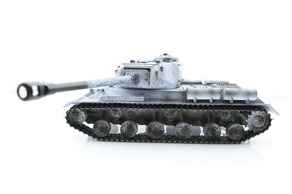 Радиоуправляемый танк Taigen TG3928-1S 1:16 ИС-2 модель 1944 (СССР, зимний, деревянная коробка)