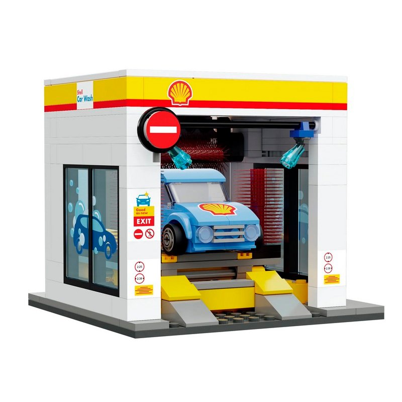 Конструктор CaDA автомойка Shell (294 детали) - C66030W