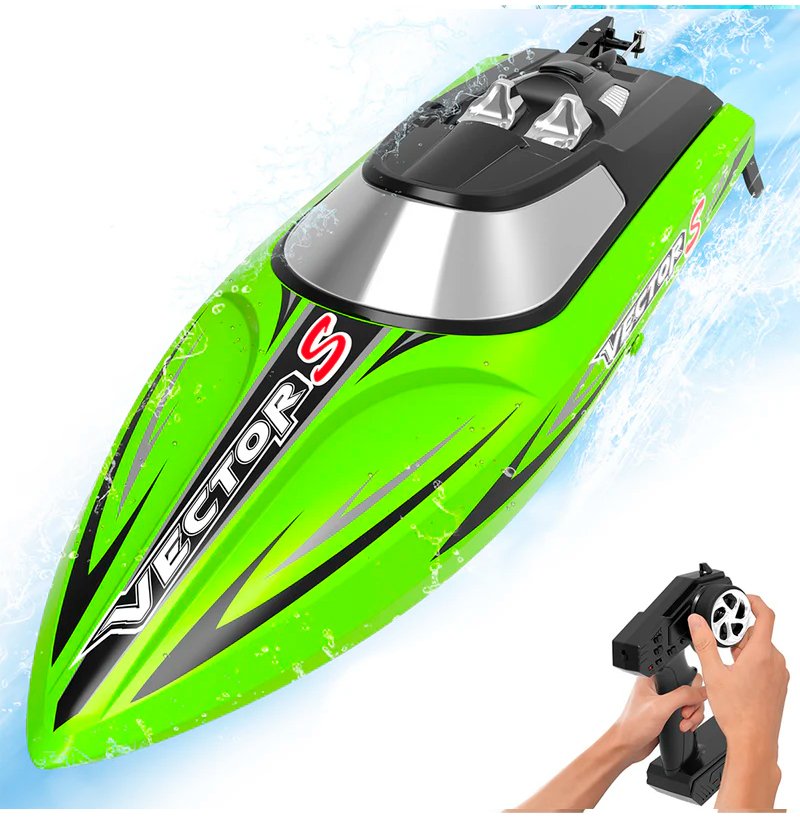 Радиоуправляемый катер Volantex RC Vector S зелёный Brushless 2.4G LiPo RTR - EXA79704RBLG