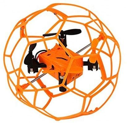 Радиоуправляемый квадрокоптер Helimax Orange SkyWalker в сетке - HM1340