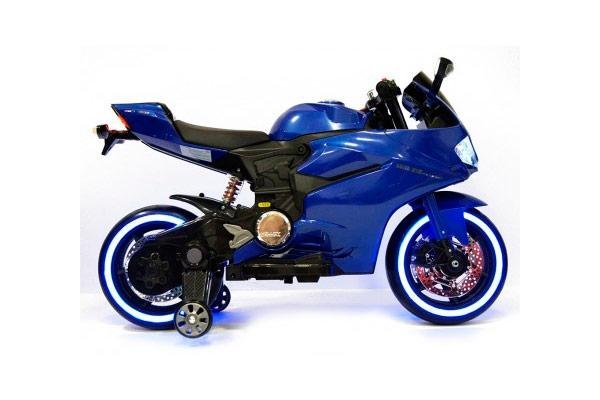 Детский электромобиль - мотоцикл Ducati Blue - SX1628-G
