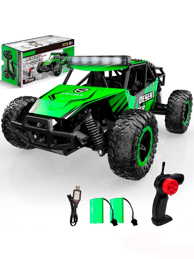 Радиоуправляемый внедорожник Volantex RC Desert King зеленый 2WD 2.4G 1/16 RTR - EXAC7850101GB2
