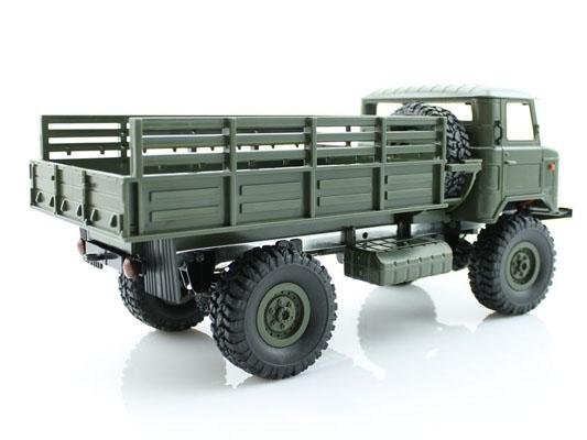 Радиоуправляемая грузовая машина WPL ГАЗ-66 B-24KM-G (зеленая) 4WD 1:16 KIT