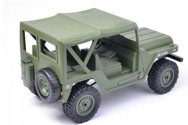 Радиоуправляемый мини-внедорожник Heng Long U.S. M151 Jeep 4WD RTR 1:14 2.4GHz - HL3853C