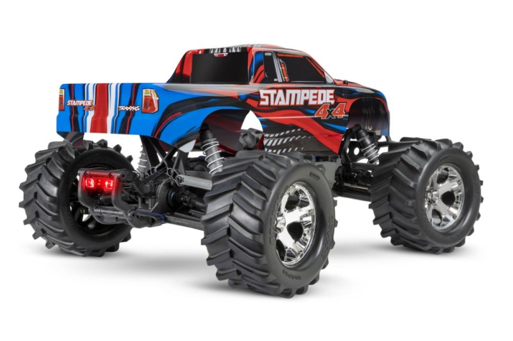 Радиоуправляемый монстр TRAXXAS Stampede TQ Fast Charger Blue 4x4 4WD RTR масштаб 1:10 2.4G - TRA67054-61-R