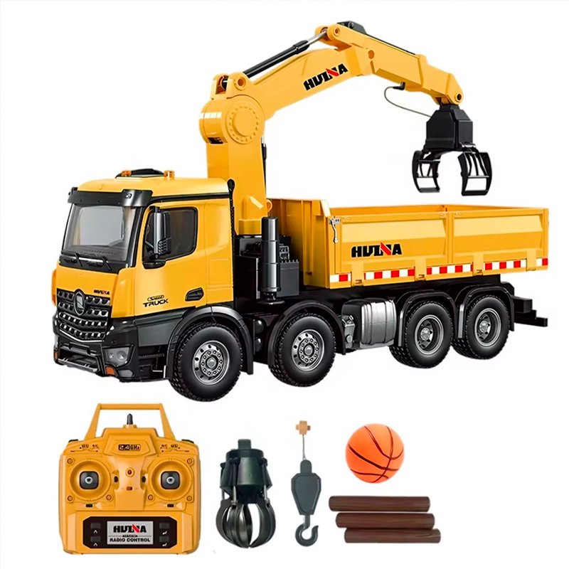 Радиоуправляемый самосвал-кран-погрузчик HuiNa Toys 4WD RTR масштаб 1:14 2.4G - HN1538