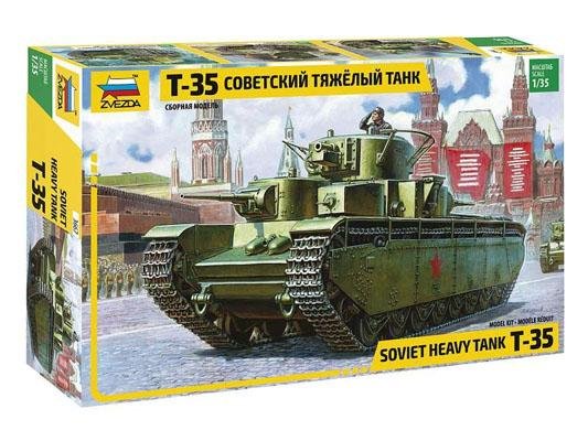 Модель сборная ZVEZDA Советский танк Т-35, 1/35