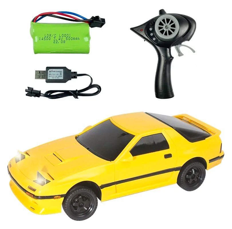 Радиоуправляемая машина для дрифта LD RC масштаб 1:18 2WD 2.4G RX-7 LDA01-Y Lite Version