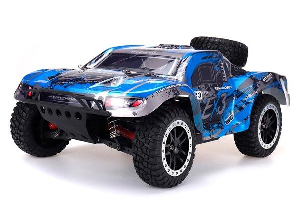 Радиоуправляемый шорт-корс Remo Hobby 10EX3 4WD RTR масштаб 1:10 2.4G - RH10EX3TOP-BLUE