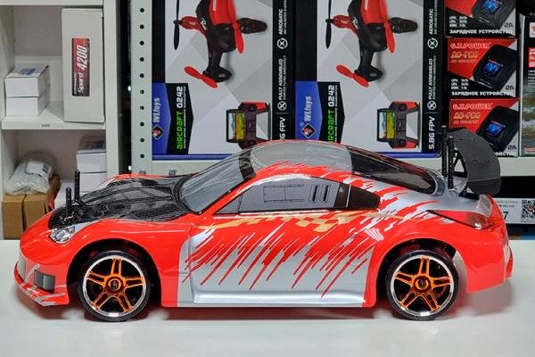 Радиоуправляемая машина для дрифта HSP Flying Fish 1 4WD RTR 1:10 2.4G 94123 Nissan 350Z