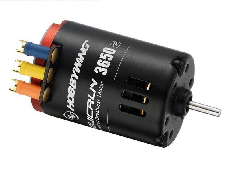 Бесколлекторный сенсорный мотор Hobbywing QUICRUN-3650SD-13.5T-BLACK-G2 (2850KV, 3,17/15мм, 1/10) - HW-30404310