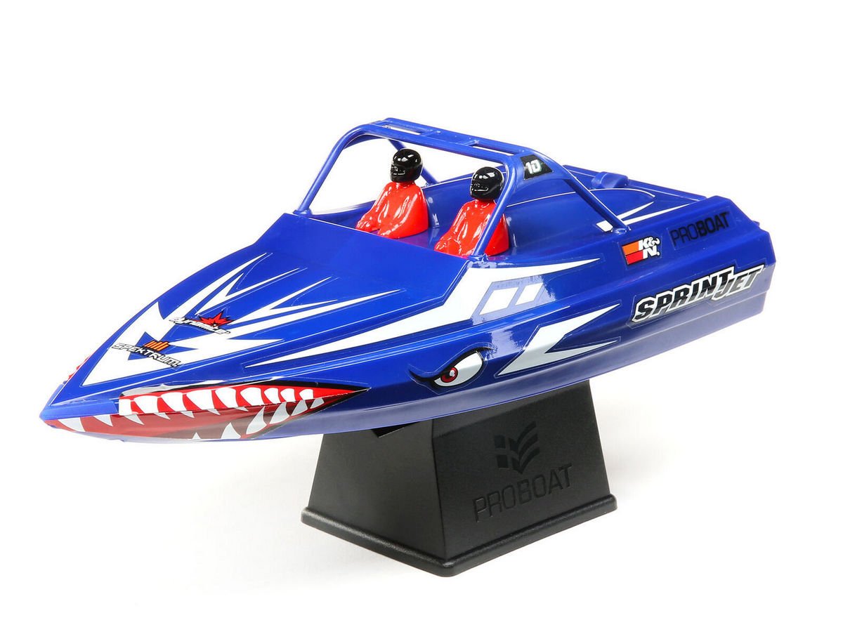 Радиоуправляемый катер ProBoat Sprintjet 9-inch Self-Right Jet Boat (синий) RTR -  PRB08045T2
