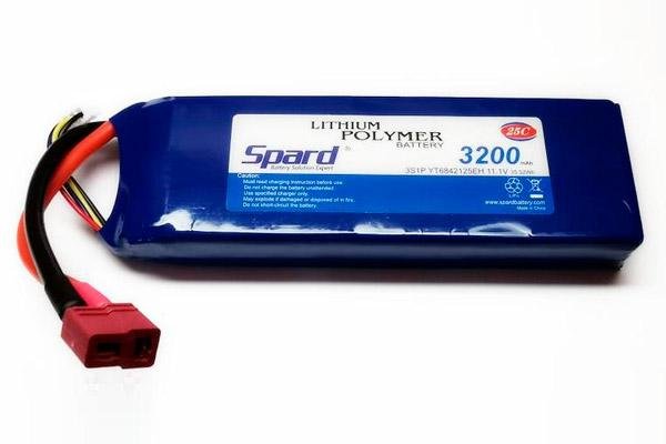Аккумулятор Li-Po Spard 3200mAh, 11,1V, 25C, T‐plug. YT6842125EH