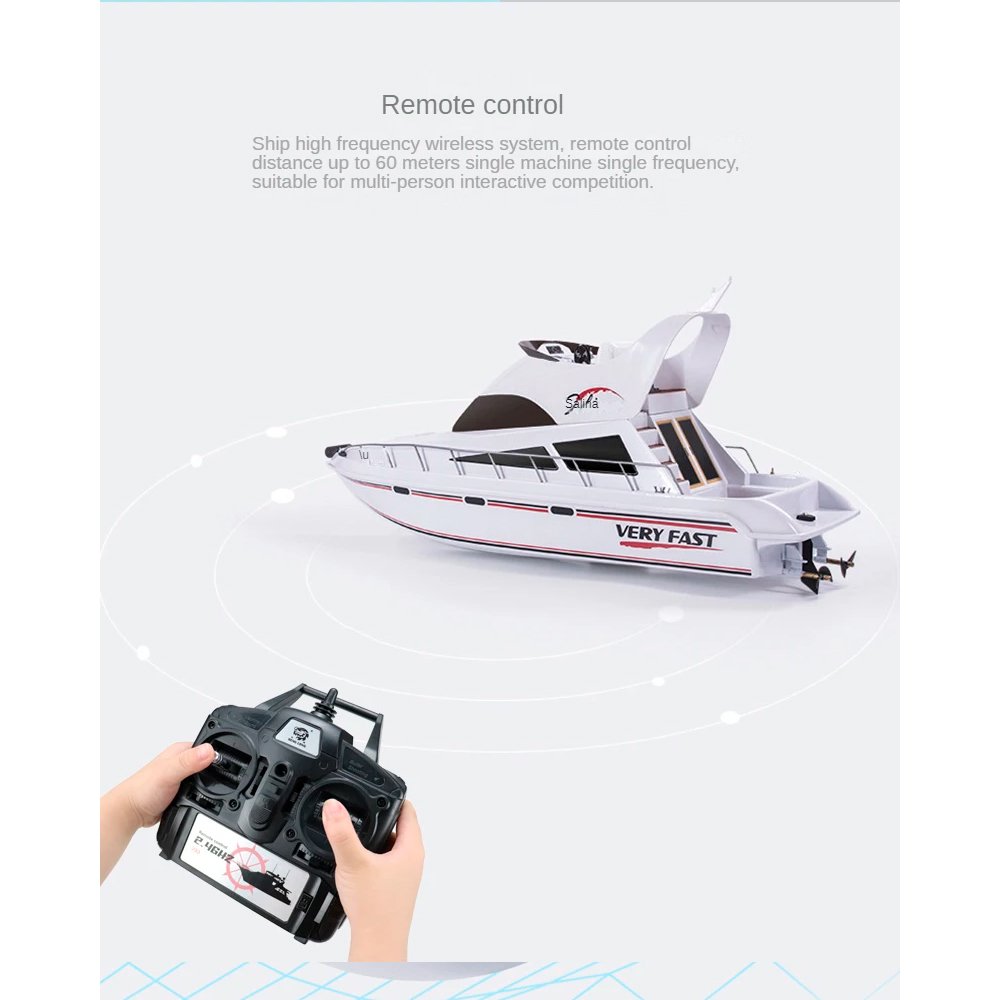 Радиоуправляемый катер яхта Heng Long Salina Yacht RTR 2.4GHz - 3867
