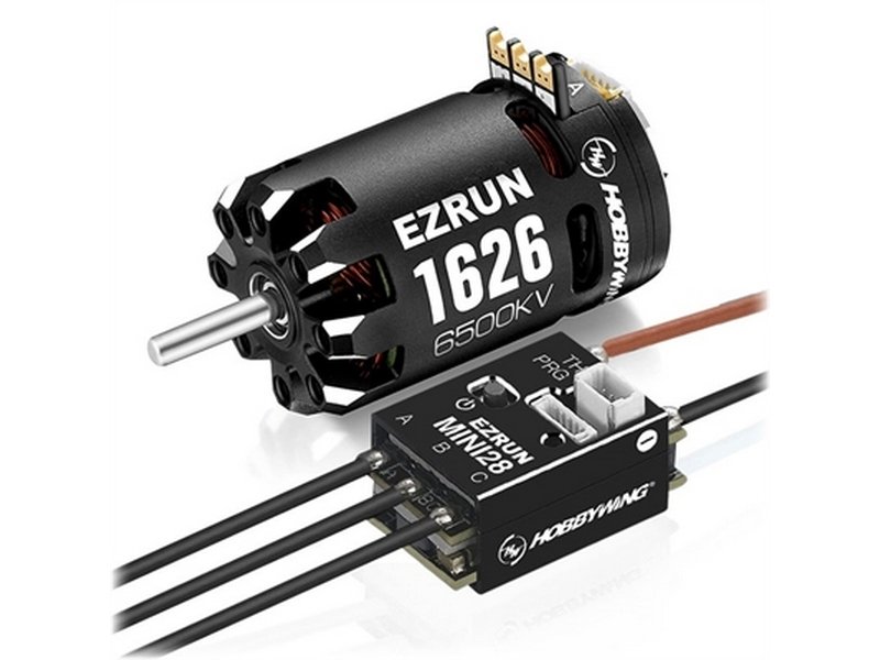 Бесколлекторная бессенсорная система Hobbywing COMBO-MINI28-1626SD-3500KV (30A, 1/28) влагозащита - HW-38020368