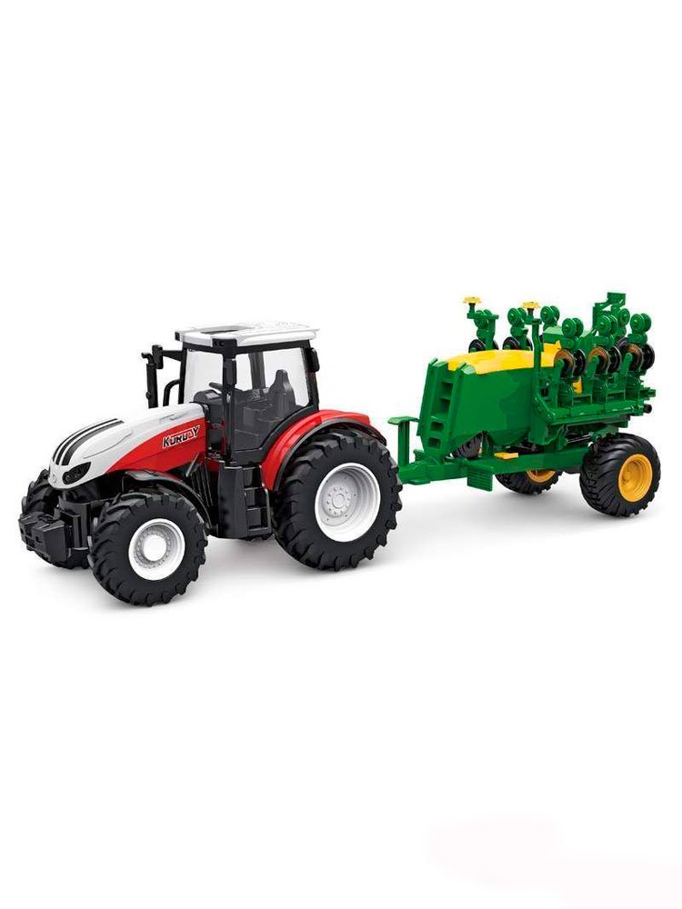 Радиоуправляемый фермерский трактор Korody с зерновой сеялкой 1/24 2.4G 6CH RTR - KR6646