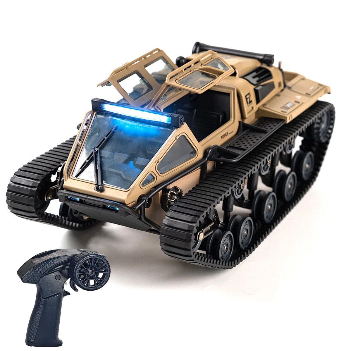 Радиоуправляемый гусеничный вездеход XLG RIPSAW EV3-F4 1:16 - G2067-YELLOW
