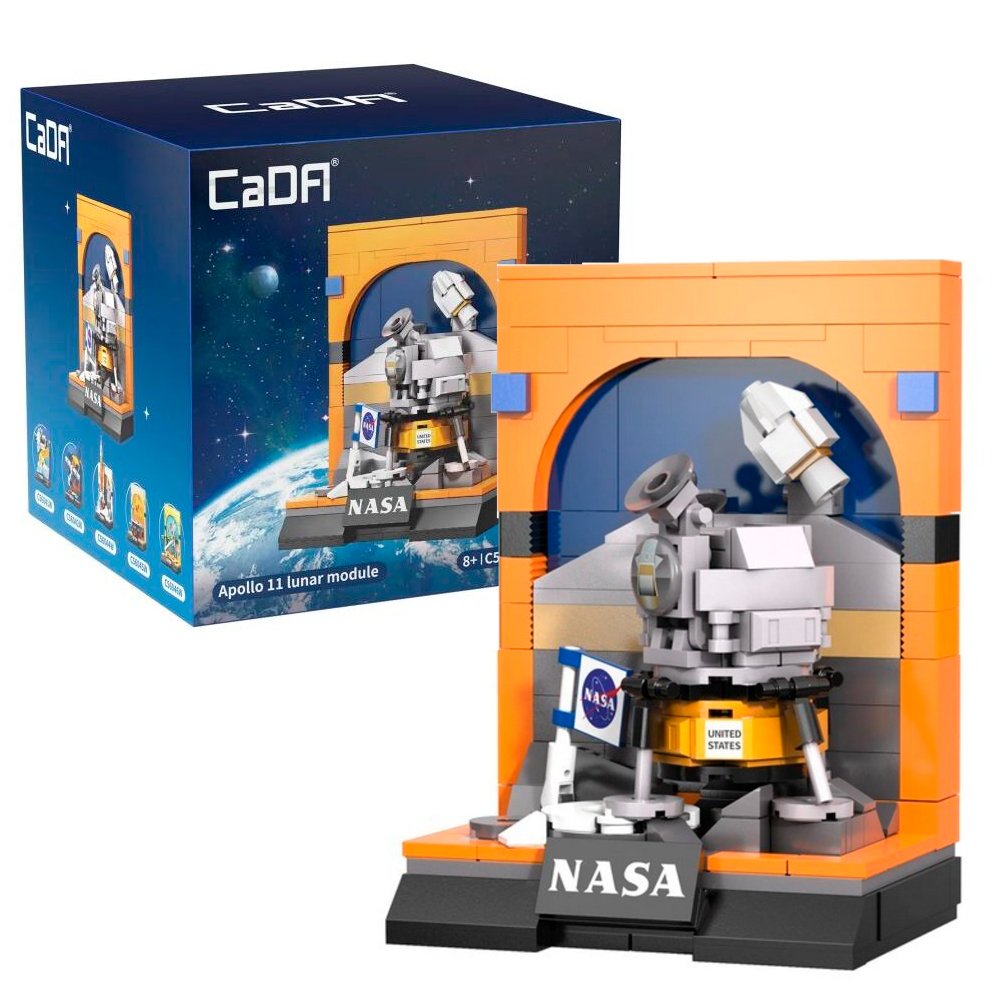 Конструктор CaDA NASA Лунный модуль Apollo 11 (206 деталей) - C56043W