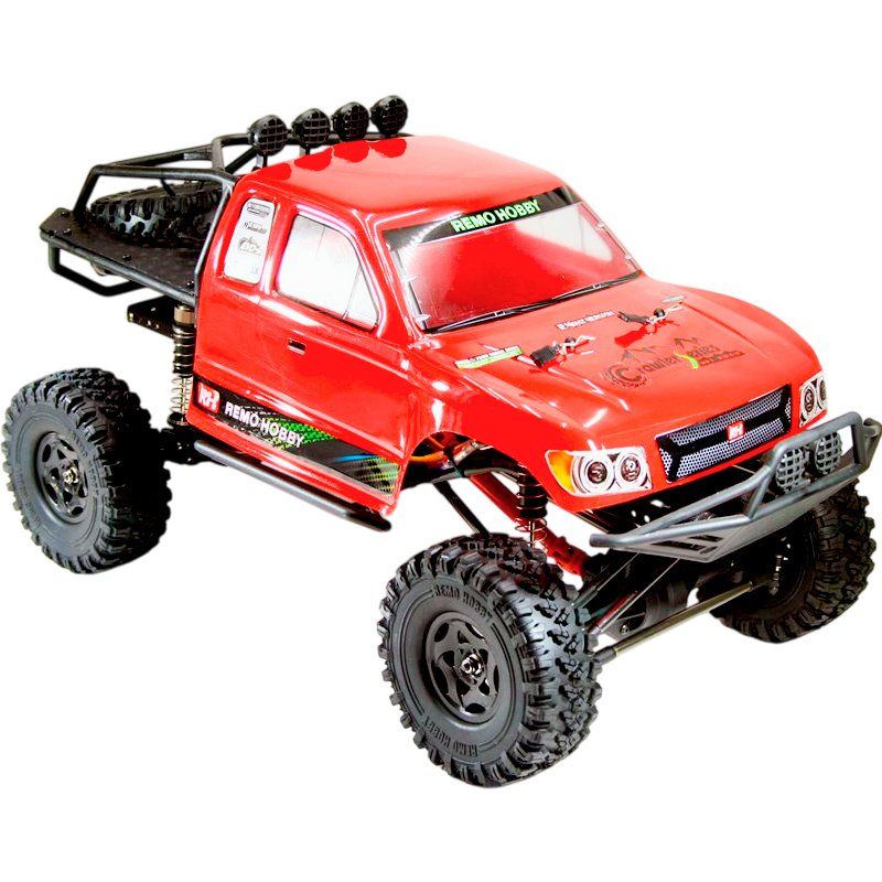 Радиоуправляемая машина краулер Remo Hobby Trial Rigs Truck (красный) 4WD 2.4G 1/10 RTR RH1093-BC